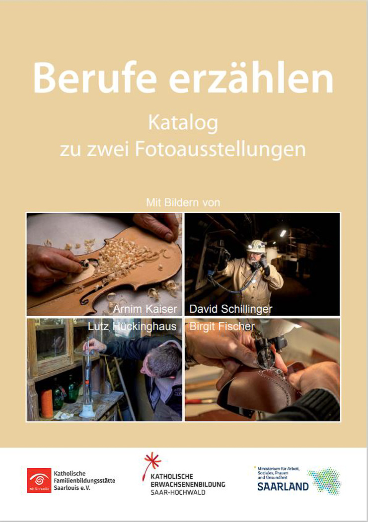 Frontseite Ausstellungskatalog Berufe